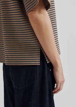 Norman ss polo bluse Silver Mink Second Female